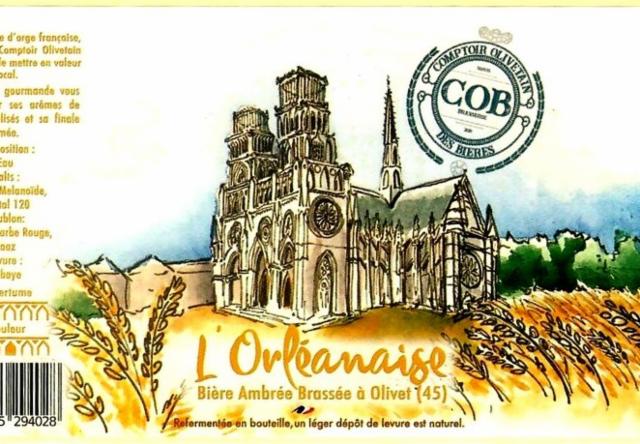 L'Orléannaise 5.8%, Brasserie COB (Comptoir Olivetain Des Bières), France