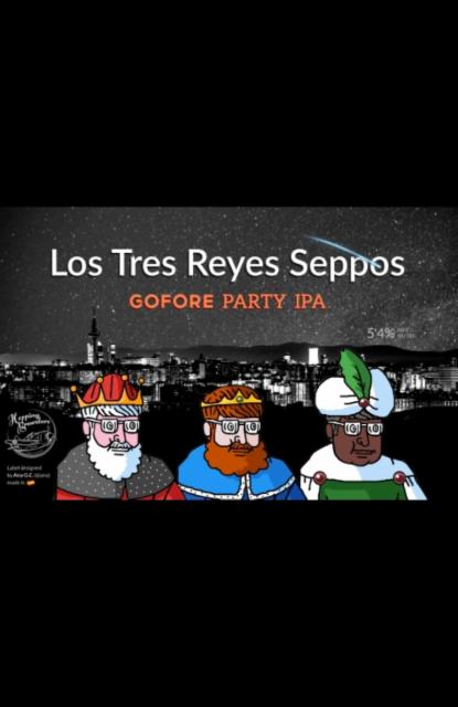 Los Tres Reyes Seppos - Gofore Party IPA 5.4%, Hopping Brewsters, Finland