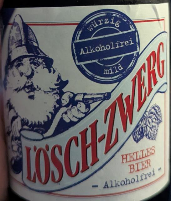 Lösch-Zwerg Helles Bier alkoholfrei, Privatbrauerei Schimpfle