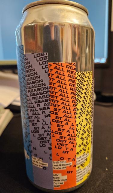 Lost all Reason (Centennial + Krush Cryo/El Dorado/Citra), To Øl