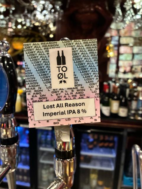 Lost All reason imperial IPA 8.0%, To Øl, Denmark