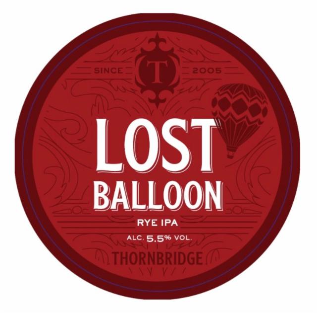 Lost Balloon 5.5%, Thornbridge Brewery, England