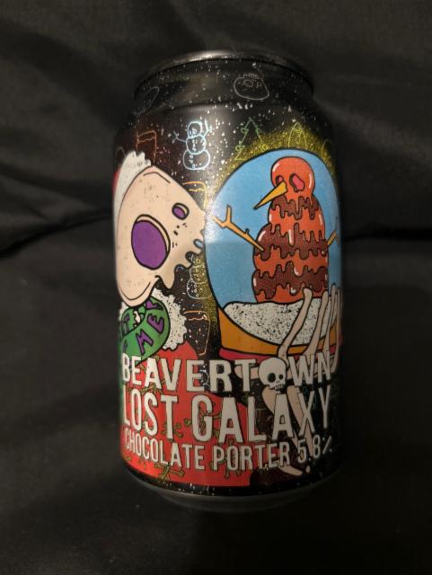 Lost galaxy chocolate porter 5.8%, Beavertown Brewery, England