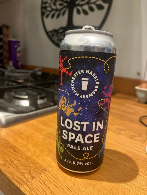 Lost in space pale ale 5.7%, Marble Beers, England