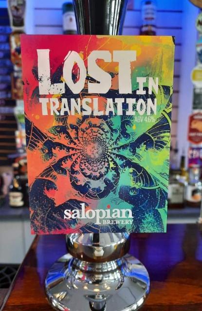 lost in translation 4.6%, Salopian Brewery, England