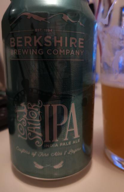 Lost Sailor IPA 6.0%, Berkshire Brewing Company, United States