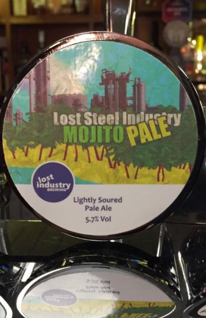 Lost Steel Industry : Mojito Pale 5.7%, Lost Industry Brewing, England