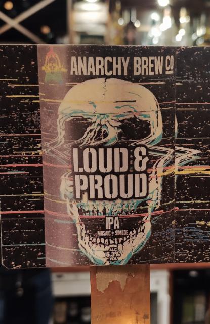 Loud& Proud 5.3%, Anarchy Brew Co., England