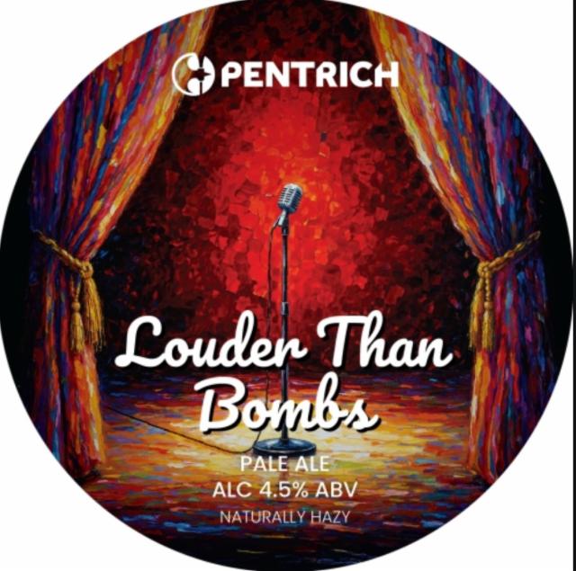 Louder than bombs 4.5%, Pentrich Brewing, England
