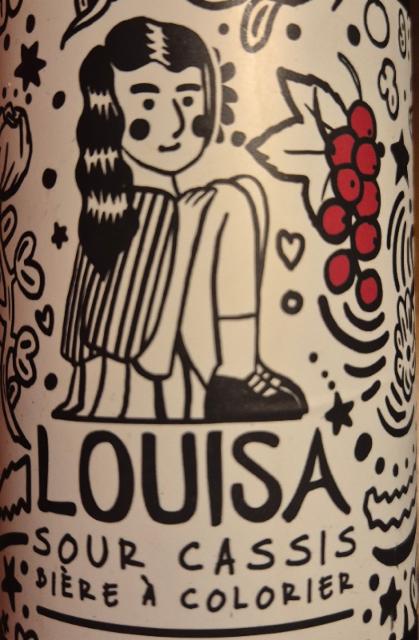 Louisa sour cassis 3.0%, Les Fous Brassant, France
