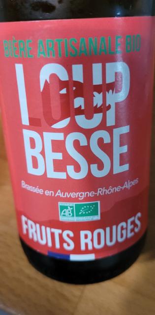 Loup Besse Fruits Rouges 5.5%, Brasserie Du Sancy, France