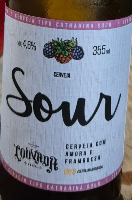 louvada sour com amora e framboesa 4.6%, Louvada, Brazil