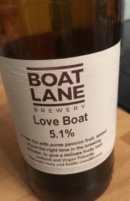 Love Boat 5.1%, Boat Lane Brewery Ltd, England