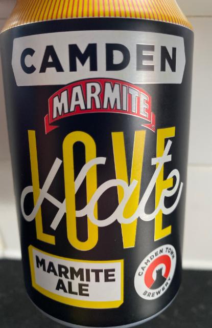 Love Hate Marmite 4.8%, Camden Town Brewery (AB InBev), England