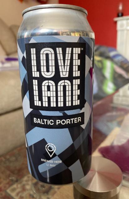 Love Lane Baltic Porter 6.0%, Love Lane Brewing, England