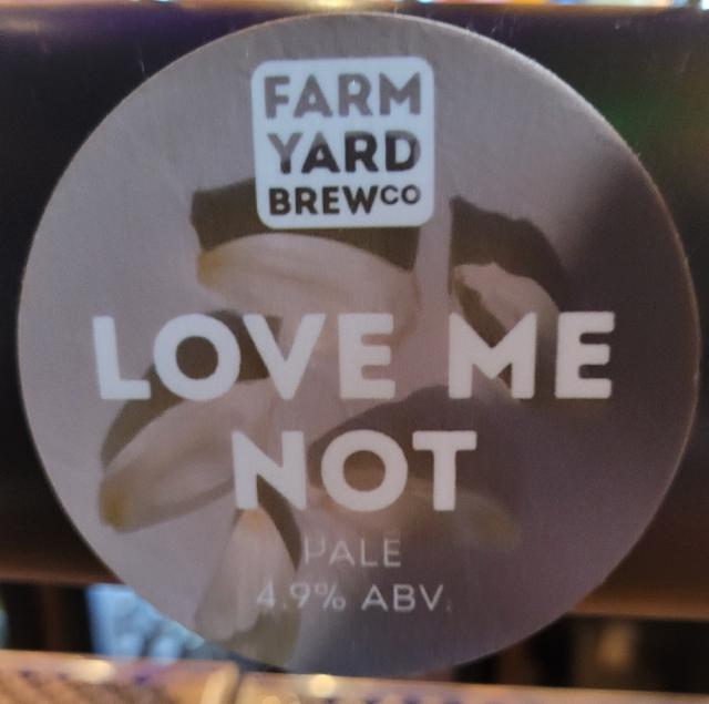 Love Me Not 4.9%, Farm Yard Brew Co., England