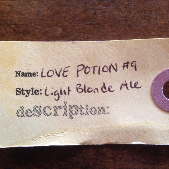 Love Potion #9 3.9%, Old Flame Brewing Co, Canada