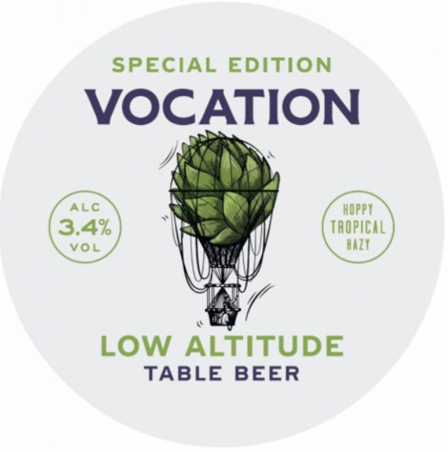Low altitude 3.4%, Vocation Brewery, England