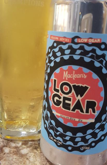 Low Gear 3.9%, Macleans Brewery, Canada
