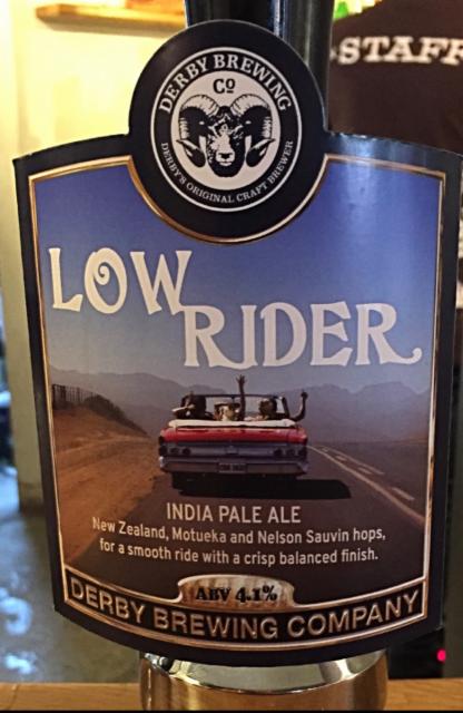 Low Rider 4.1%, Derby Brewing, England