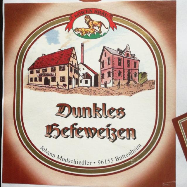 Dunkles Hefeweizen 5.1%, Löwenbräu Buttenheim, Germany