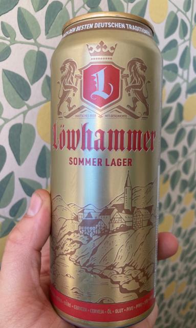 Löwhammer Sommer Lager 5.0%, Privatbrauerei Eichbaum, Germany