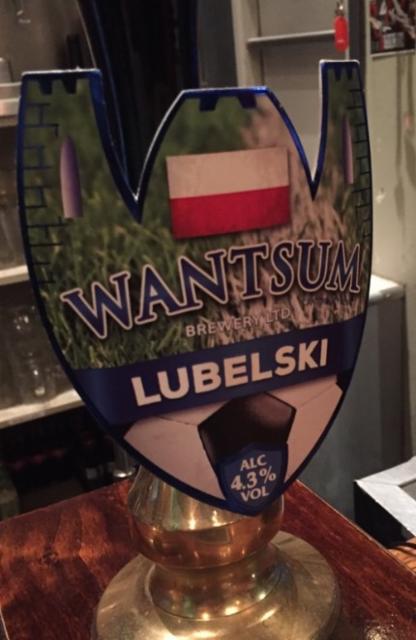 Lubelski 4.3%, Wantsum Brewery, England