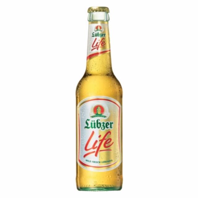 Lübzer Life 4.9%, Mecklenburgische Brauerei Lübz (Carlsberg), Germany