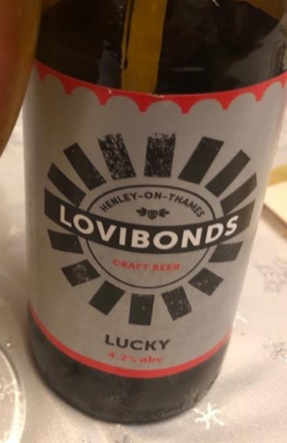 Lucky 4.2%, Lovibond's Brewery, England