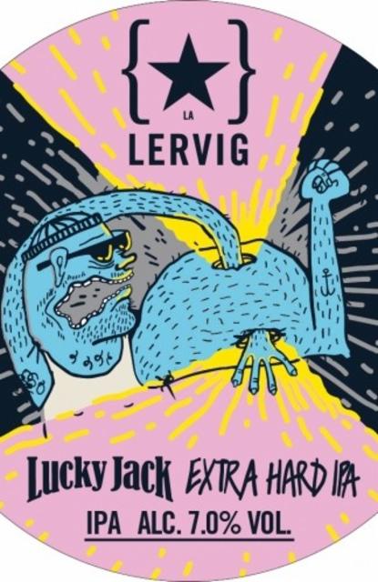 Lucky Jack Extra Hard IPA 6.0%, Lervig Aktiebryggeri, Norway