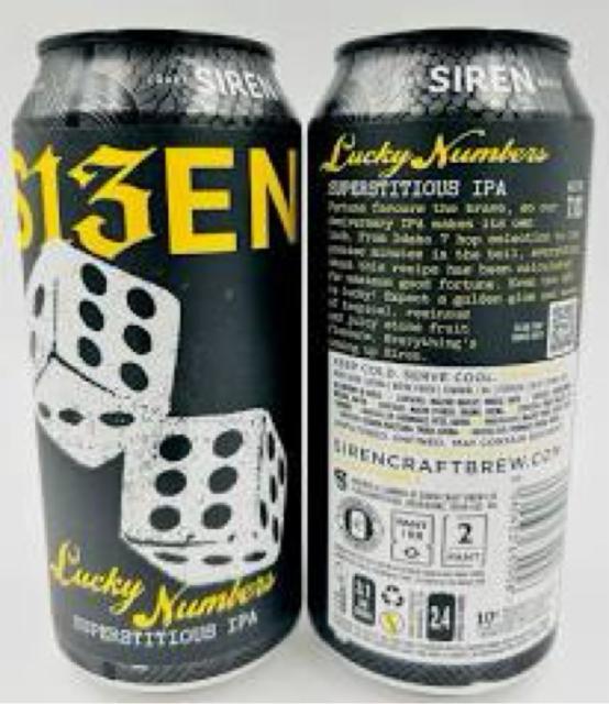 Lucky Numbers 7.0%, Siren Craft Brew, England