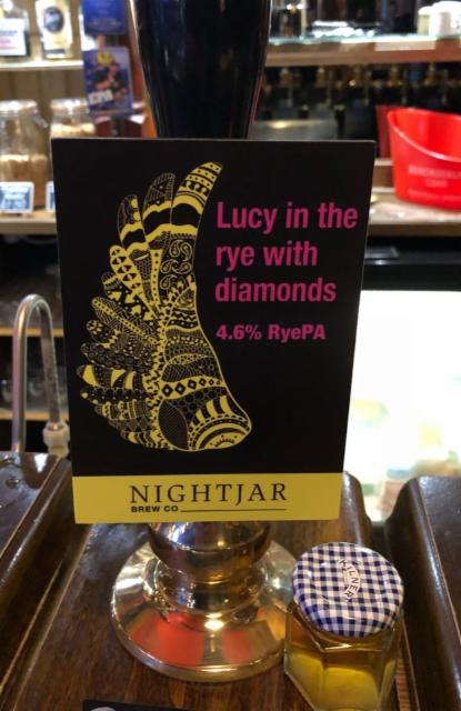 Lucy In The Rye With Diamonds 4.6%, Nightjar Brew, England