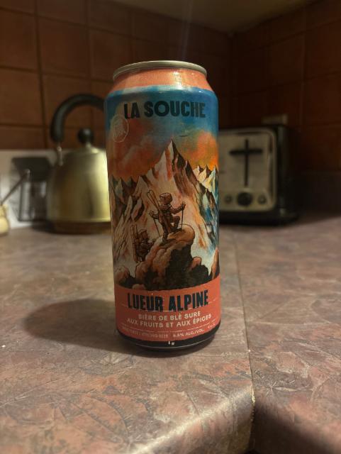 Lueur alpine 6.5%, La Souche Microbrasserie, Canada