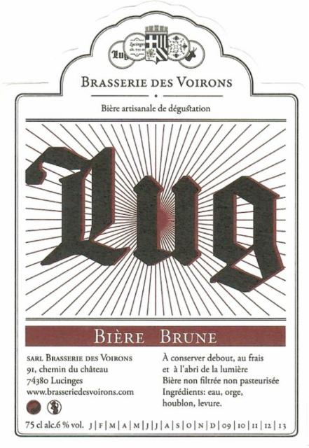 Lug Brune 6.0%, Brasserie Des Voirons, France