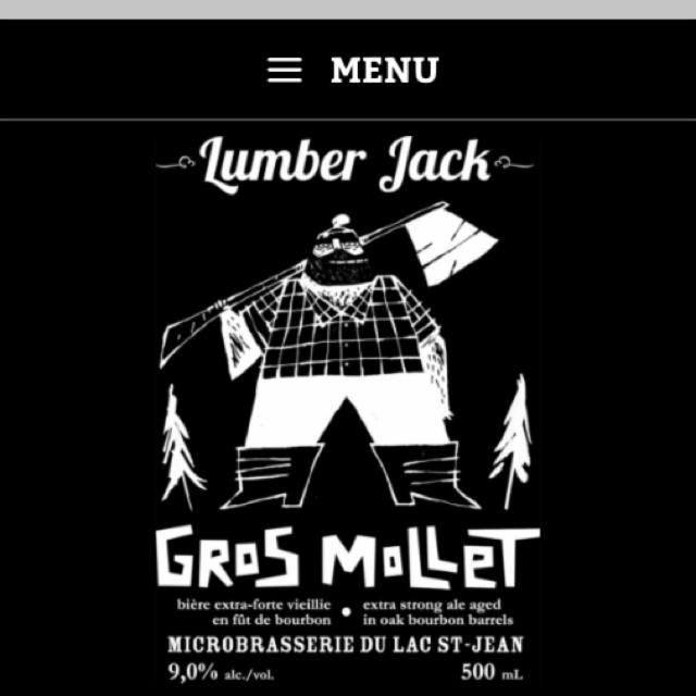 Gros Mollet Lumber Jack 9.0%, Microbrasserie du Lac Saint-Jean, Canada