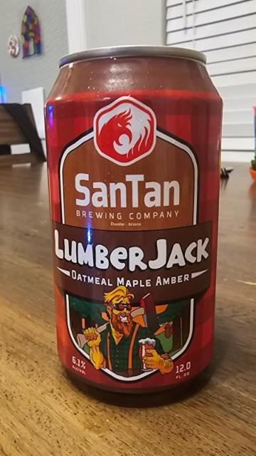 LumberJack Oatmeal Maple Amber, SanTan Brewing Company