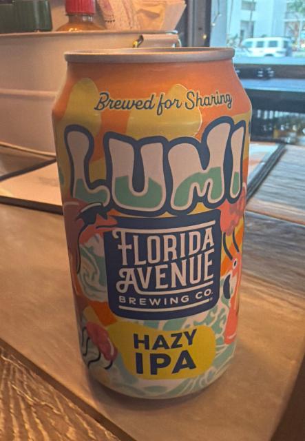 Lumi hazy IPA, Florida Avenue Brewing Company