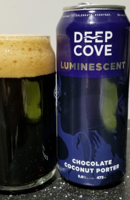Luminescent – Chocolate Coconut Porter 5.8%, Deep Cove Brewers, Canada