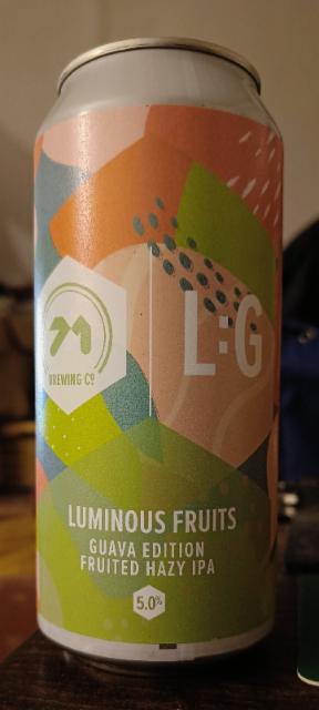 luminous fruits: Guava 5.0%, 71 Brewing, Scotland