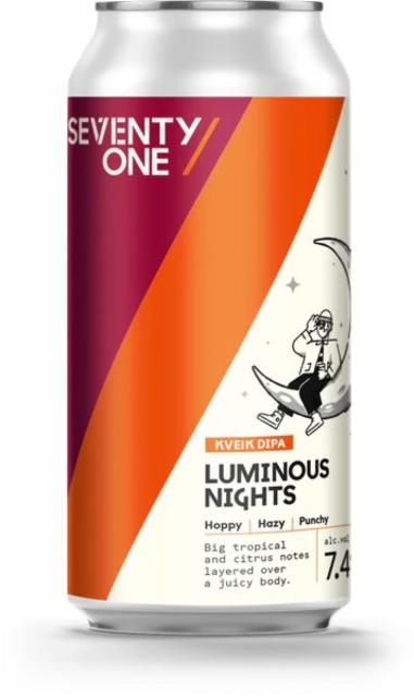 Luminous Nights 7.4%, 71 Brewing, Scotland