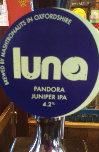 luna Pandora juniper IPA 4.2%, White Horse Brewery, England
