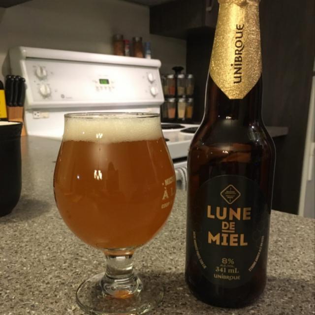 Lune de Miel 8.0%, Unibroue (Sapporo), Canada