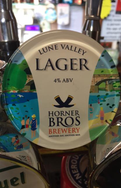 Lune Valley Lager 4.0%, Horner Bros., England