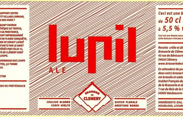Lupil 5.5%, Brasserie De Clemery, France