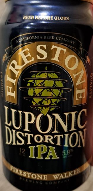 Luponic Distortion 2024 5.9%, Firestone Walker Brewing (Duvel Moortgat), United States