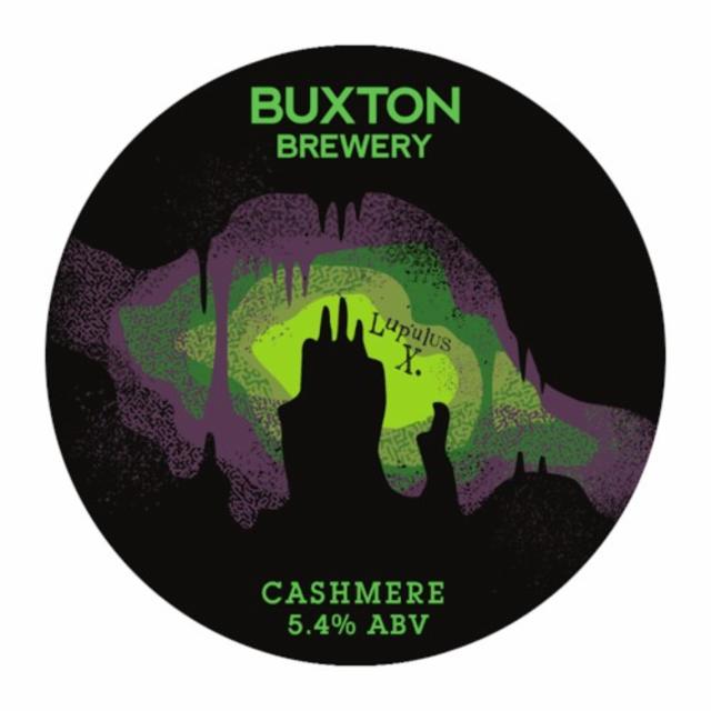 Lupulus X. Cashmere 5.4%, Buxton Brewery, England