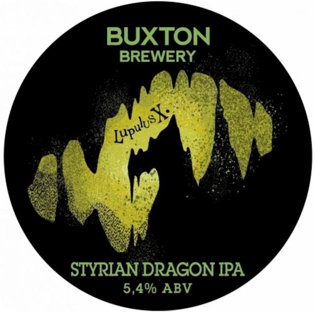 Lupulus X. Styrian Dragon 5.4%, Buxton Brewery, England