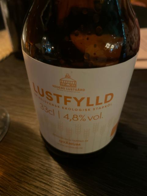 Lustfylld 4.8%, Qvänum Mat & Malt, Sweden