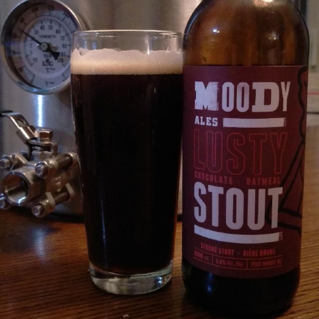 Lusty Chocolate Oatmeal Stout 5.8%, Moody Ales, Canada