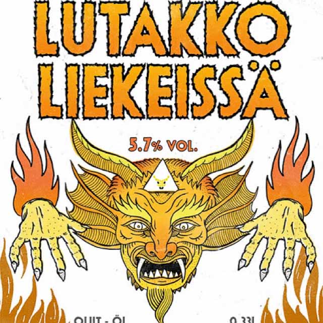 Lutakko Liekeissä 5.7%, Panimo Hiisi, Finland